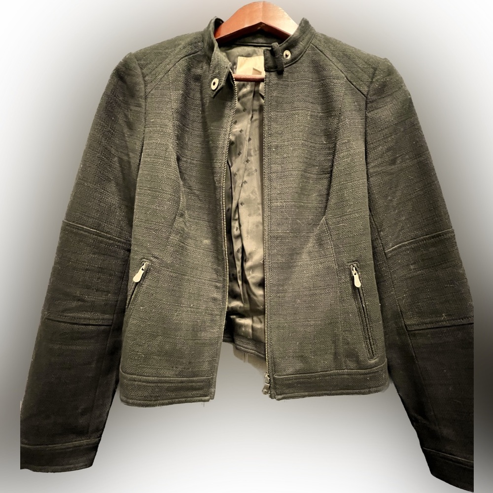 Banana Republic Black tweed blazer